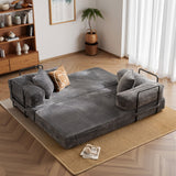 Ovios 80" Convertible Modular Sofa Bed