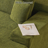 OVIOS 81.2" Upholstered Sleeper Sofa with Pillow, No Assembly Required