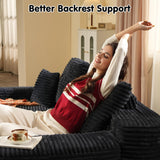OVIOS 81" Boneless Sofa, Sleeper Couch, No Assembly Required